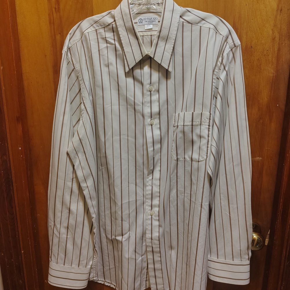Men's Striped Button-Down Shirt